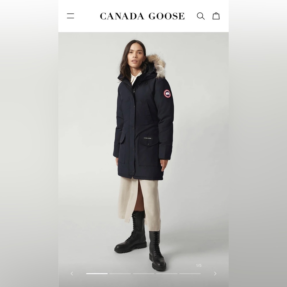 Canada Goose Trillium Parka Heritage Navy Women’s XS